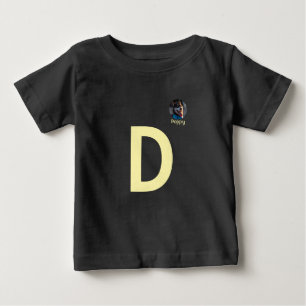Camiseta De Bebé Foto personalizado y monograma inicial T-Shirt