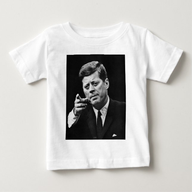 Camiseta De Bebé Fotografía de John F. Kennedy 3 (Anverso)