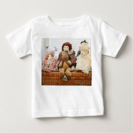Camiseta De Bebé Fotografía de juguetes en camiseta, osos rellenos