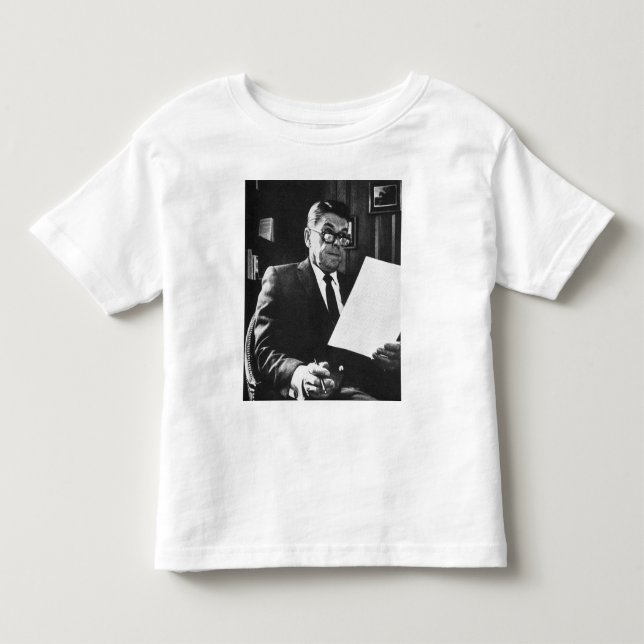 Camiseta De Bebé Fotografía de Ronald Reagan (Anverso)