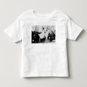 Camiseta De Bebé Fotografía del desfile de sufraga de una mujer de 