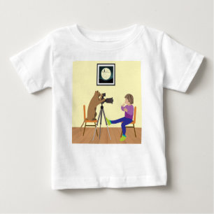 Camiseta De Bebé Fotógrafo de gatos