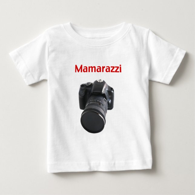 Camiseta De Bebé Fotógrafo de Mamarazzi (Anverso)