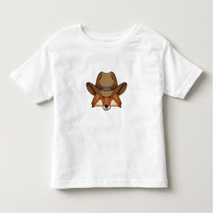 Camiseta De Bebé Fox como Cowboy con Gorra