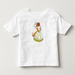 Camiseta De Bebé Fox como novia con vestido Boda.PNG