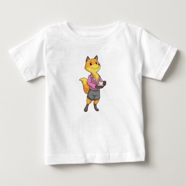 Camiseta De Bebé Fox como secretario de la Copa de Café (Anverso)