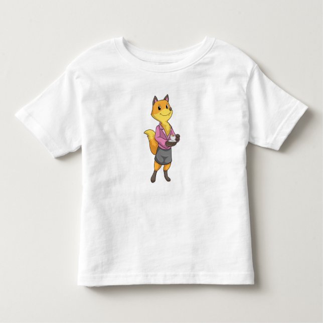Camiseta De Bebé Fox como secretario de la Copa de Café (Anverso)