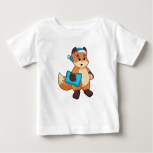 Camiseta De Bebé Fox con gorra de noche