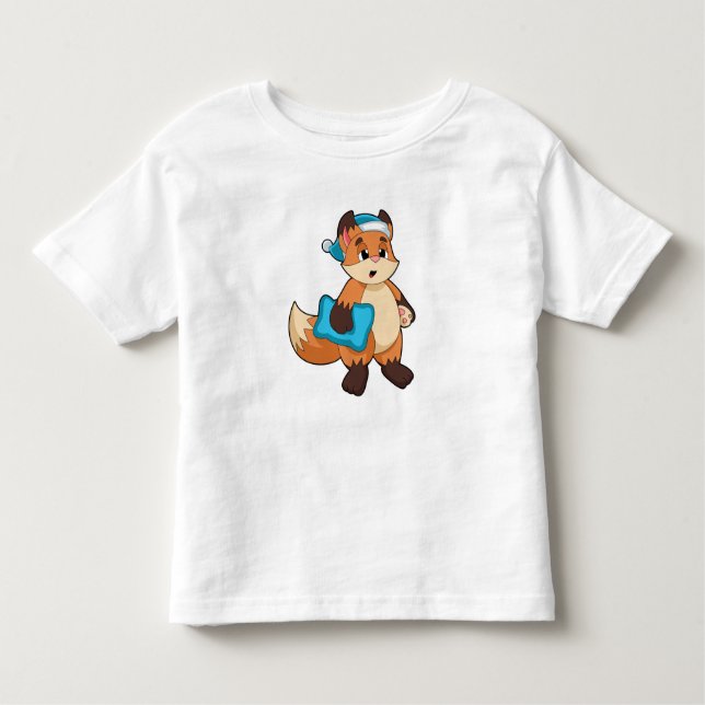 Camiseta De Bebé Fox con gorra de noche (Anverso)