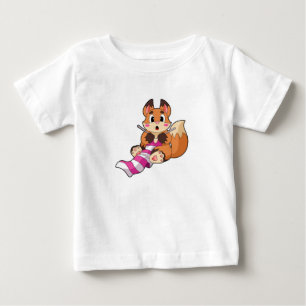 Camiseta De Bebé Fox con Scarf
