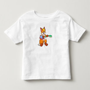 Camiseta De Bebé Fox con toalla y pincel