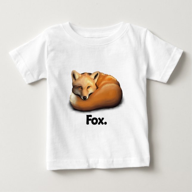 Camiseta De Bebé Fox Fox. (Anverso)