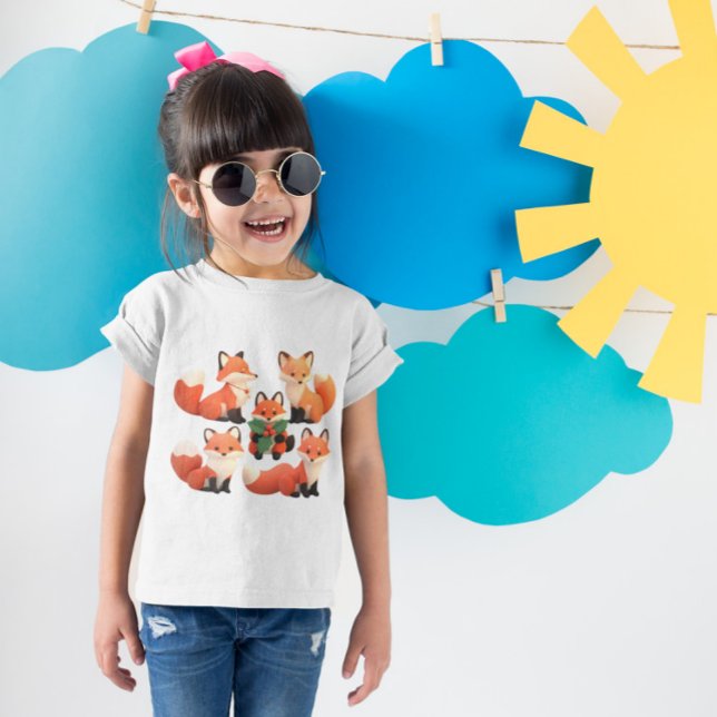 Camiseta De Bebé Fox navidades - Grupo de zorros ricos (Subido por el creador)