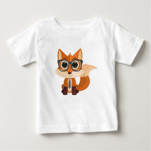 Camiseta De Bebé Fox Nerd