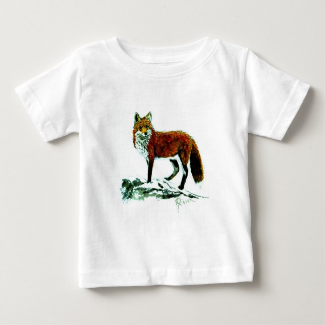 Camiseta De Bebé Fox Toddler Long Sleeve (Anverso)