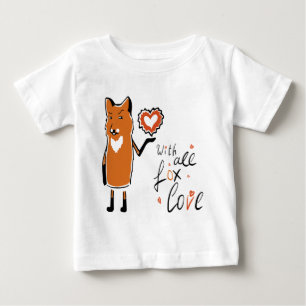 Camiseta De Bebé Foxy Love