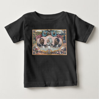 Camiseta De Bebé Fr3d3rick Bailey Douglass con negro abolicionista