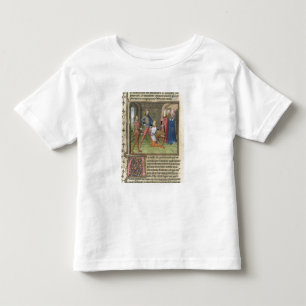 Camiseta De Bebé Fr.120 f.522v el Knighting de Lancelot del '