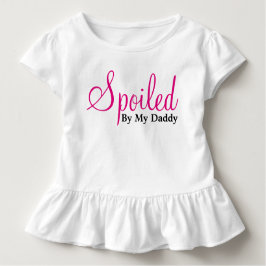 Camiseta De Bebé Fracasado Por Mi Papi - Blanco