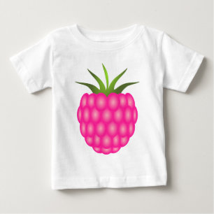 Camiseta De Bebé Frambuesa o apenas baya rosada