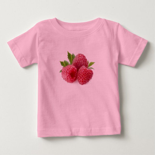 Camiseta De Bebé Frambuesas (Anverso)
