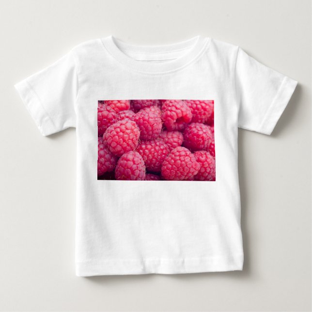 Camiseta De Bebé Frambuesas frescas (Anverso)