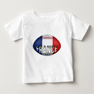 Camiseta De Bebé France Rugby Ball