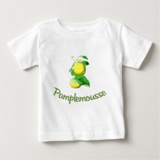 Camiseta De Bebé Francés de Pamplemousse para el pomelo