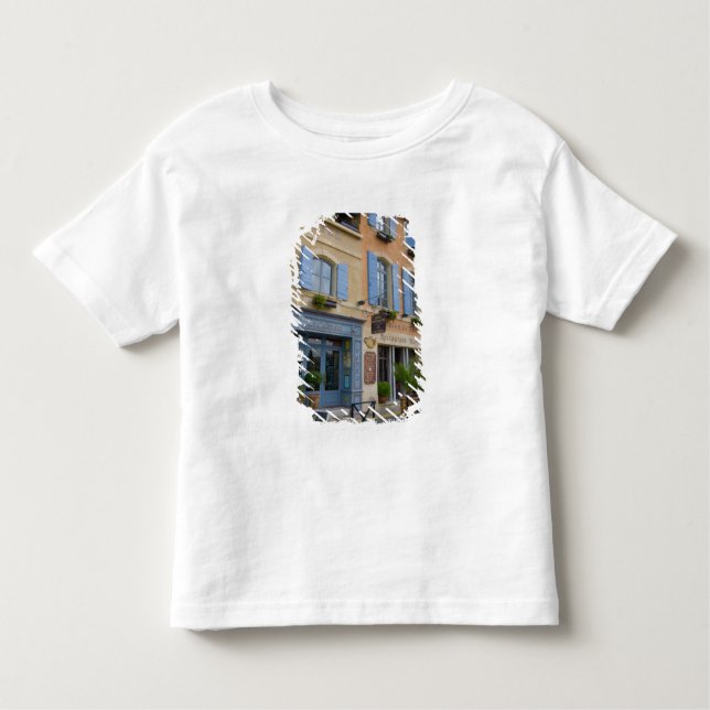 Camiseta De Bebé Francia, Arles, Provenza, hotel y restaurante (Anverso)