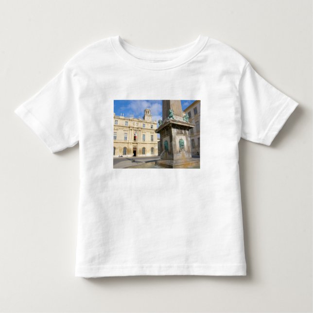 Camiseta De Bebé Francia, Arles, Provenza, Place de la la (Anverso)