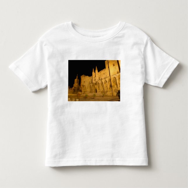 Camiseta De Bebé Francia, Aviñón, Provenza, Palacio Papal por la no (Anverso)