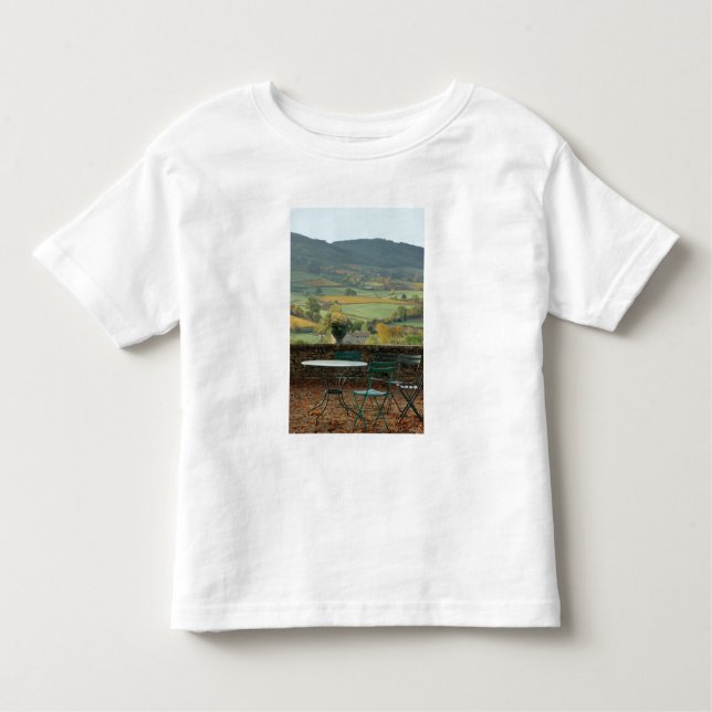 Camiseta De Bebé Francia, Borgoña, región de Maconnais, Chateau de (Anverso)