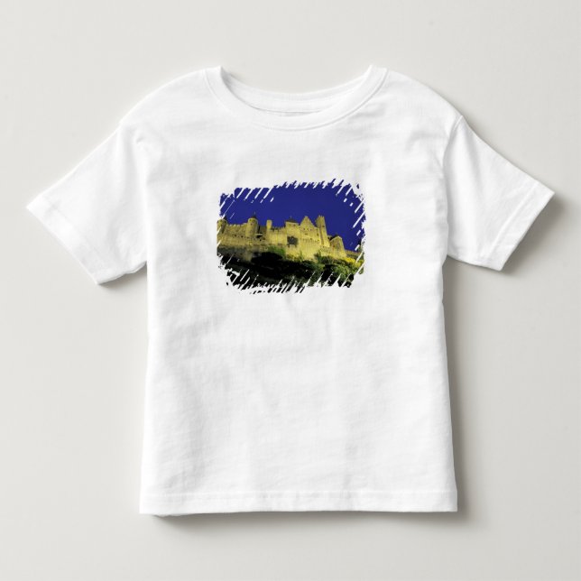 Camiseta De Bebé FRANCIA, Languedoc Carcassonne (Anverso)