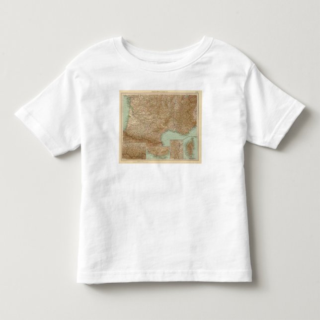 Camiseta De Bebé Francia meridional 3536 (Anverso)