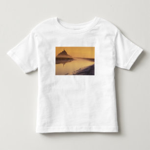 Camiseta De Bebé FRANCIA, Normandía Mont St. Michel. Luz de la maña
