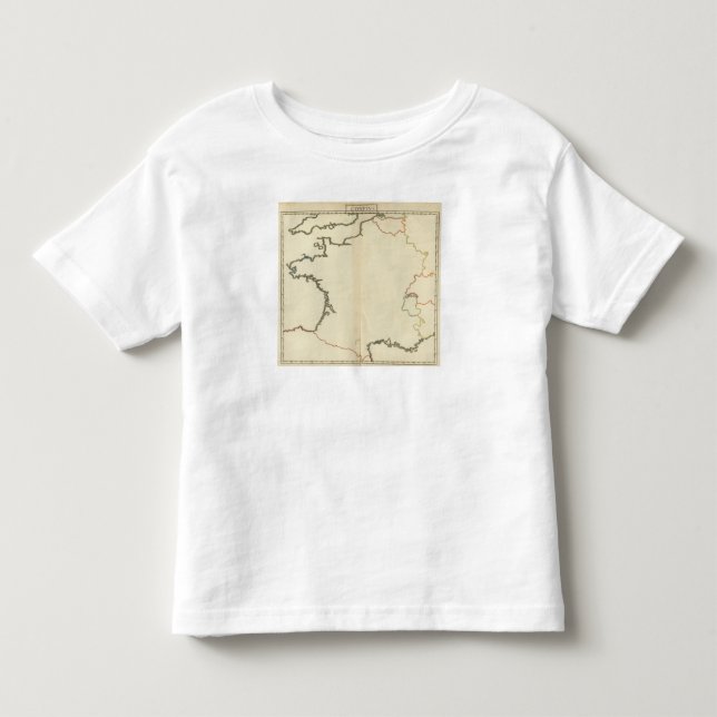 Camiseta De Bebé Francia Outine (Anverso)