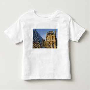 Camiseta De Bebé Francia, París, el Museo del Louvre y la Pirámide,