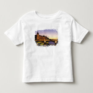 Camiseta De Bebé Francia, París, río Sena y Conciergerie en