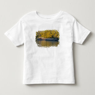 Camiseta De Bebé Francia, río Ródano, cerca de Aviñón, barcaza a lo