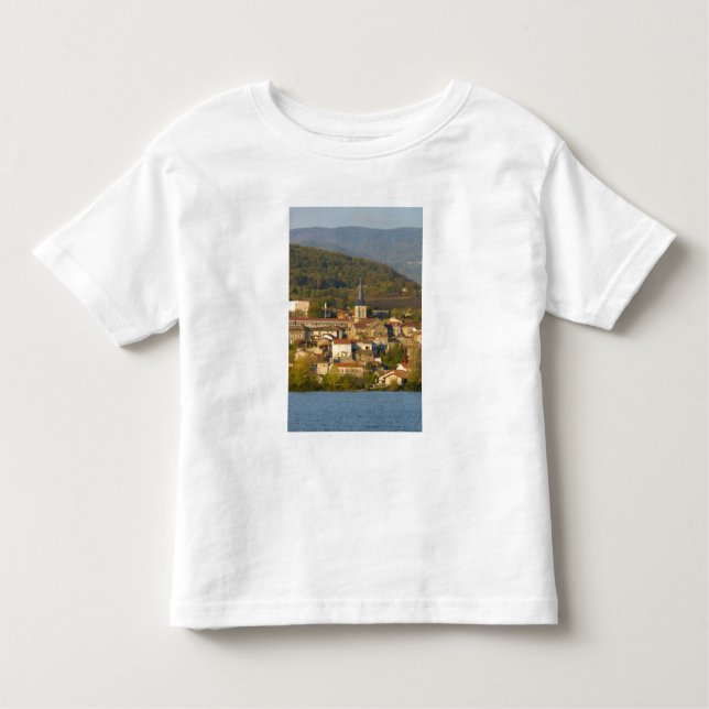 Camiseta De Bebé Francia, río Ródano, ciudad cerca de Vienne (Anverso)