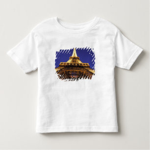 Camiseta De Bebé FRANCIA, Torre Eiffel de París, vista nocturna