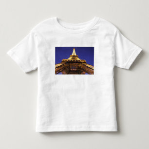 Camiseta De Bebé FRANCIA, Torre Eiffel de París, vista nocturna