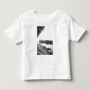 Camiseta De Bebé FRANCIA, Touraine, El Loira: CHINON Barcos a lo la