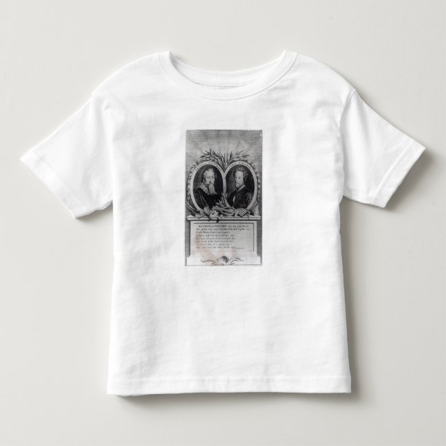 Camiseta De Bebé Francisco Beaumont y Juan Fletcher (Anverso)