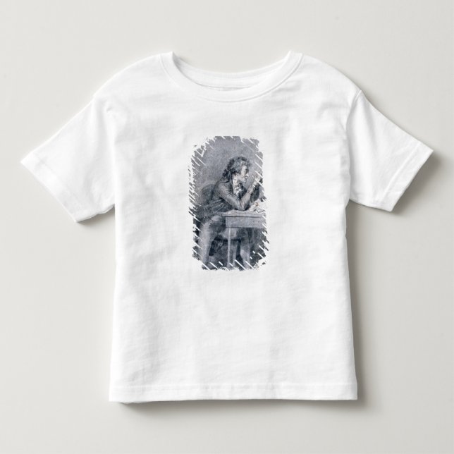 Camiseta De Bebé Francois Buzot que comtempla un retrato (Anverso)