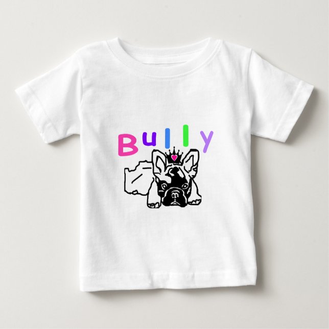 Camiseta De Bebé Französische Bulldogge Krone French Bulldog (Anverso)