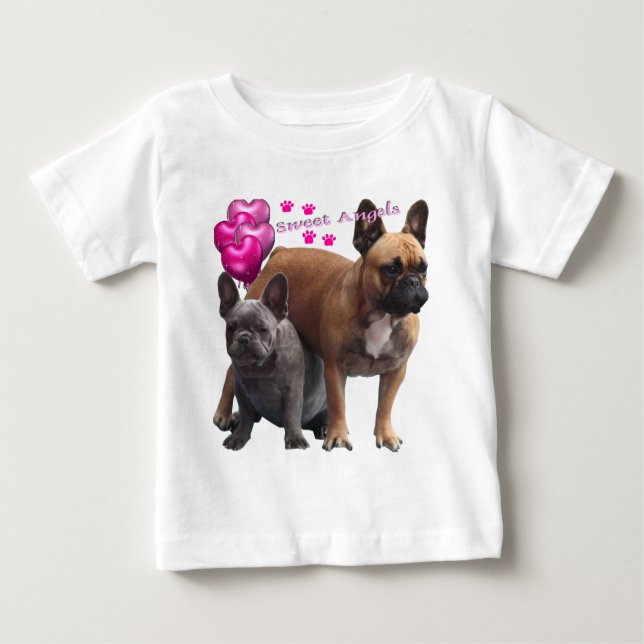 Camiseta De Bebé Französische Bulldogge lustig  French Bulldog (Anverso)