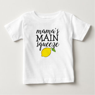 Camiseta De Bebé Frase dulce suave El principal apretón de mamá