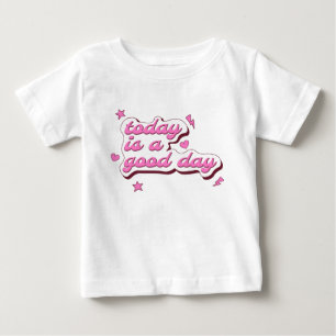 Camiseta De Bebé Frases de niña estrellas corazones rayos