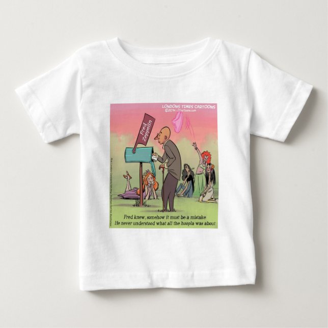 Camiseta De Bebé Fred Divertido Rock And Roll (Anverso)